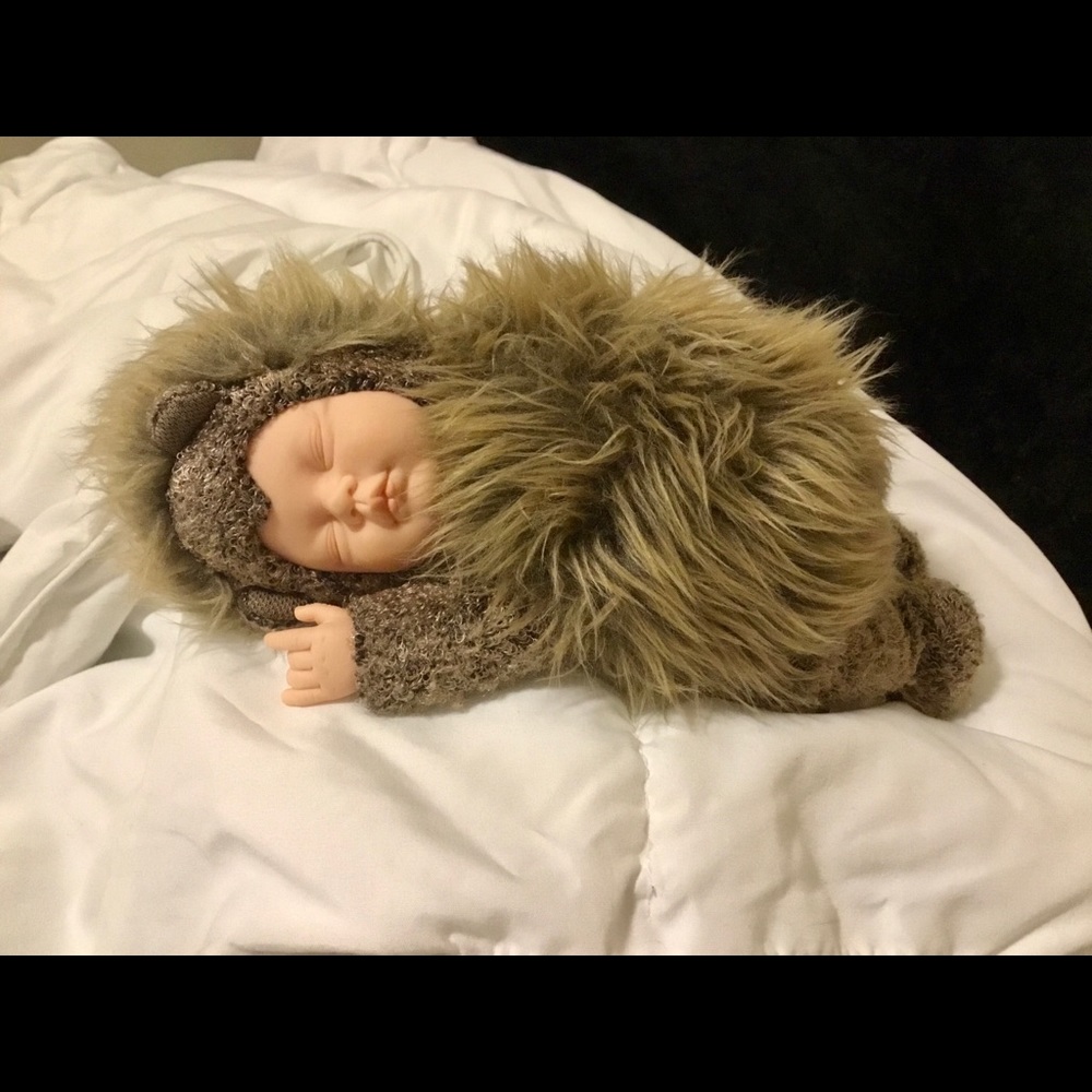 Anne geddes hedgehog baby doll 7” EUC out of box
